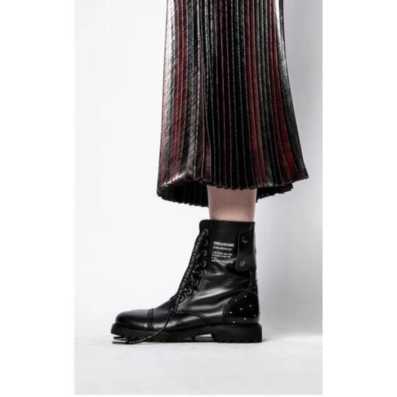 ZADIG & VOLTAIRE Joyce Lurex Skirt - Picture 5 of 11